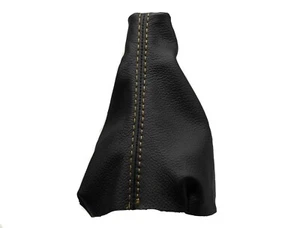 CITROEN C4 II (2011-2018) Soufflet Levier De Vitesse 100% Cuir - Couture Beige - Foto 1 di 1