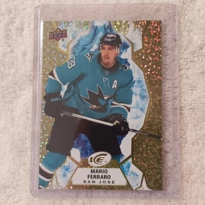 2021-22 Upper Deck Ice Gold Mario Ferraro #65 San Jose Sharks NHL Hockey - Picture 1 of 2