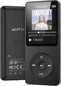 AGPTEK MP3 Player with Bluetooth 5.3, 32GB Internal Memory Portable Music Player - Picture 1 of 12