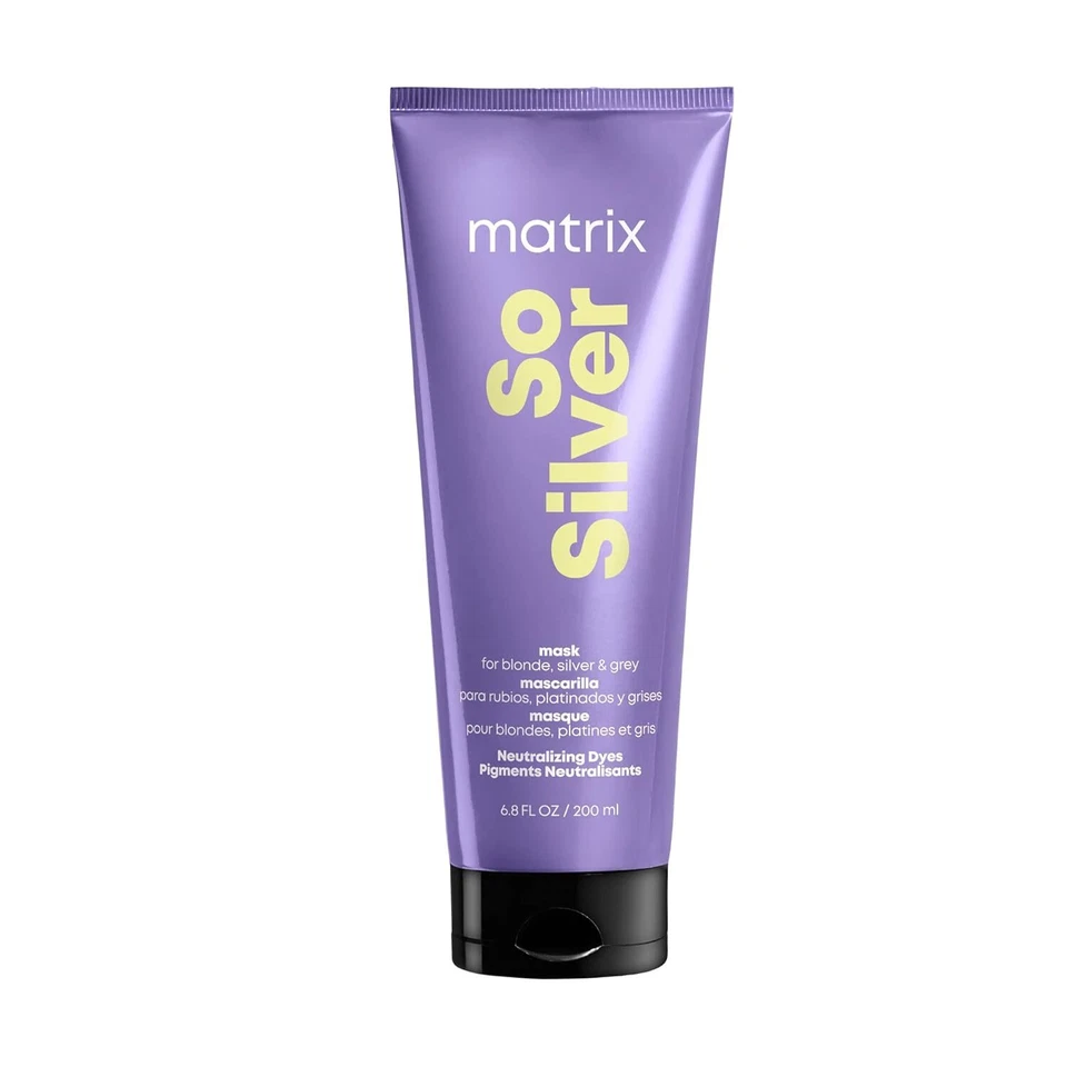 New Matrix Total Results - Mascarilla capilar púrpura tonificante So Silver, 6,7 oz Foto 1 de 1