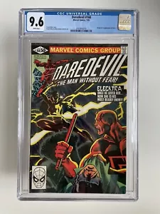 DAREDEVIL #168 CGC 9.6 | 1ª App. y Origen de Elektra | 1er solo Frank Miller - Imagen 1 de 2