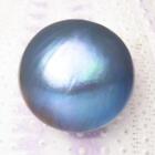 Blue Mabe Pearl Lustrous Round 21.20 Mm Cultured In Sumbawa Indonesia 3.58 G