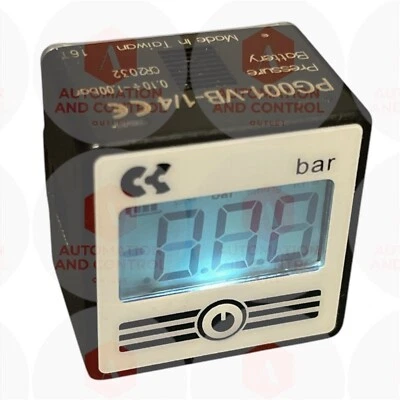 Camozzi PG001-VB-1/4 - Digital Pressure Gauge 0.10-1.00 bar - Image 1 of 2