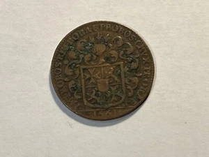 Jeton Bourgogne Maire de Dijon Hugues De La Croix 1661 (124-21/P7/15-63) - Imagen 1 de 2