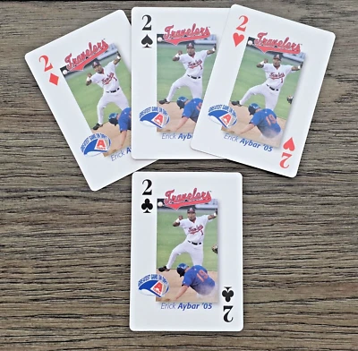 ERICK AYBAR Arkansas Travelers Playing Cards Set of 4 - NEW out of Box - Image 1 of 2