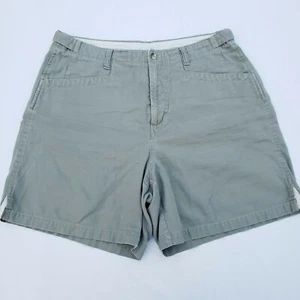 Columbia Sportswear Co Olive Green Khaki Shorts 100% Cotton Hiking Camp Size 10 - Picture 1 of 7