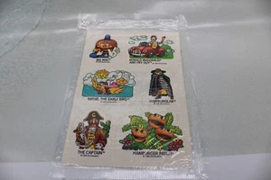 Vintage 1985 McDonalds Sticker set - SEALED - Picture 1 of 2