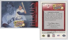 2005 Upper Deck Baseball Heroes Red Signatures /49 Yogi Berra #100 Auto HOF