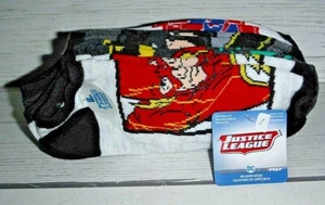 New 8 Pk Justice League Boys No Show Socks Size Large 3-9 - Picture 1 of 1