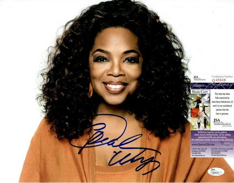 Oprah Winfrey Signed 11x14 Photo w/ JSA COA #Q49649 Cover