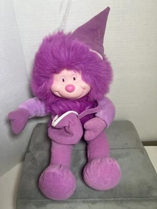 Vtg Animal Toy Imports purple storybook friends Rubber Vinyl Face Plush 1984 VGC - Picture 1 of 6