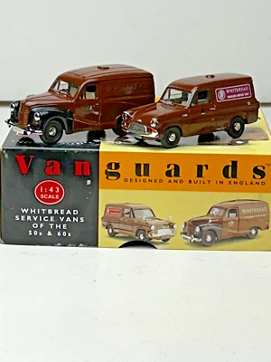 Corgi Vanguard 1:43 Scale Diecast Whitebread Service Vans of the 50's & 60's - Image 1 of 4