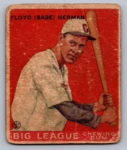 1933 GOUDEY #5 BABE HERMAN CUBS ROOKIE - Picture 1 of 3