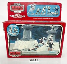 STAR WARS 1982 Micro Collection HOTH TURRET DEFENSE Action Playset SEALED in BOX