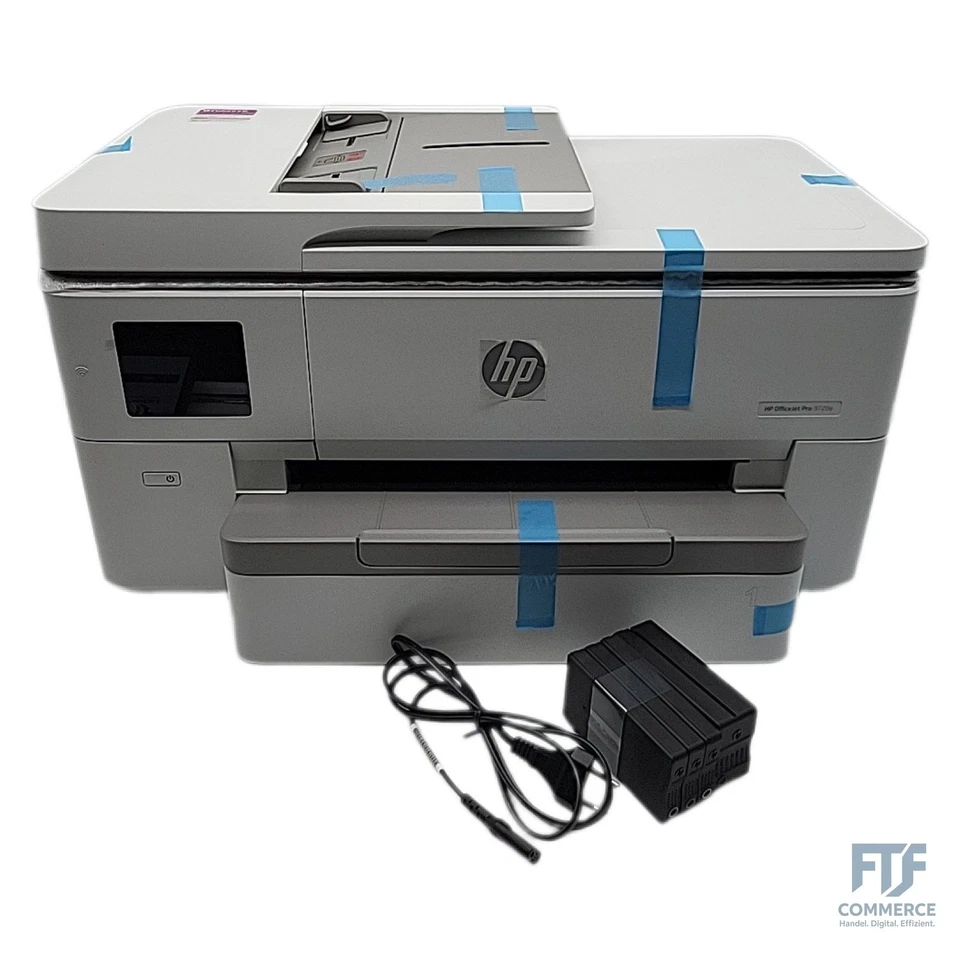 HP OfficeJet Pro 9720e A3-Multifunktionsdrucker, Drucken bis A3, 3 Monate drucke - Bild 1 von 4