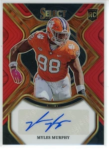 2023 Panini Select Draft Picks Myles Murphy Rookie Signatures Red Prizm Auto - Picture 1 of 2