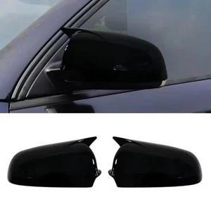 2 Cover Calotte Specchi Retrovisori Audi A3 S3 A4 S4 A6 S6 2002-2009 Nero Lucido - Foto 1 di 3