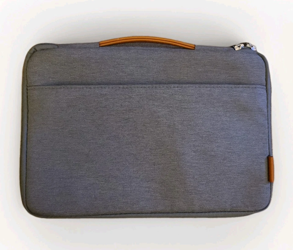 Inateck Gray 13 Inch Tablet Laptop Sleeve Case Pouch Handle. Fits Less Than 13in - Image 1 of 4