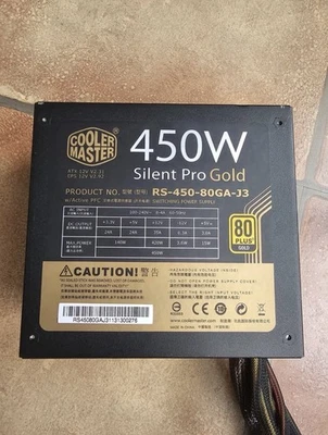 Cooler Master Silent Pro Gold 450W Netzteil RS-450-80GA-J3 - Bild 1 von 3