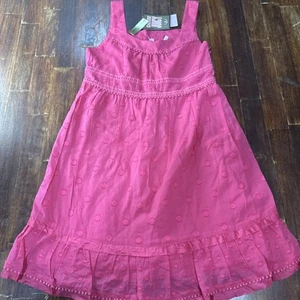 NWT $138- Juicy Couture Girls' Lilly Soft Woven Polka Dot Dress (Size 8) - Picture 1 of 12