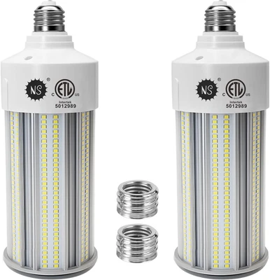 100W LED Corn Bulbs, 1000W Equivalent, 15,000Lm 5000K Daylight, E26/E39 Base, No - Image 1 of 4