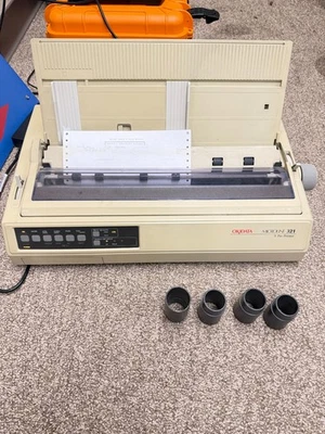 Oki Microline 321 Turbo Point of Sale Dot Matrix Printer - Image 1 of 3