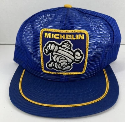 De colección Michelin Hombre Logo Parche Malla Snapback Camionero Sombrero Gorra Sin Usar Nuevo de Lote Antiguo Foto 1 de 4
