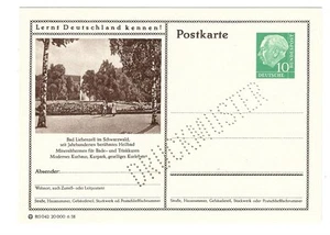 P 24 Picture Postcard Print Sample 10 Pfennig Heuss - Bad Liebenzell ** - Picture 1 of 1