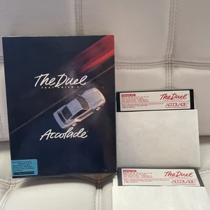 The duel test drive 2 II Accolade IBM PC XT AT TANDY 5 1/4" Vintage 80s CPU Game - Picture 1 of 9