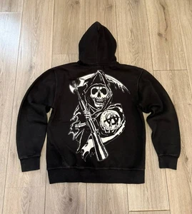 Sudadera con capucha Sons of Anarchy Fear The Reaper para hombre talla M estampado gráfico - Imagen 1 de 11