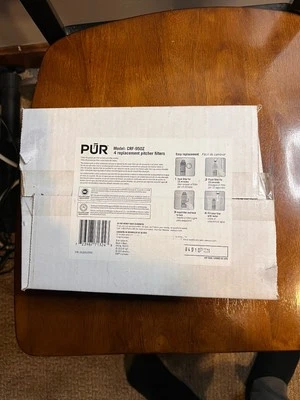 Genuine PUR Replacement Water Pitcher Filter CRF-95OZ 4 Pack Open Box - Image 1 of 3