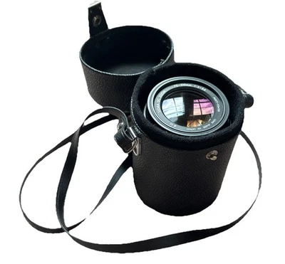 Lens Zoom Sigma UC 70-210mm 1:4-5.6 Multi-Coated Nikon & Vintage Leather Case - Image 1 of 4