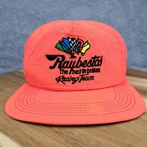 Gorra de Colección Raybestos Racing Team Snapback Naranja Rojo Frenos Logo Hecha en EE. UU. - Imagen 1 de 11