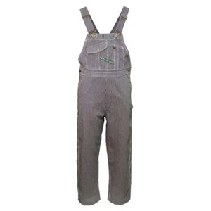 Key Hickory Stripe Denim Bib Overall 46x32 - Picture 1 of 3