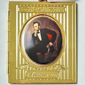 1999 The White House Historical Association Weihnachtsschmuck Abraham Lincoln - Bild 1 von 7