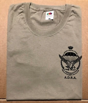T-SHIRT ARDITI DISTRUTTORI REGIA AERONAUTICA FERT INCURSORI COLORE TAN