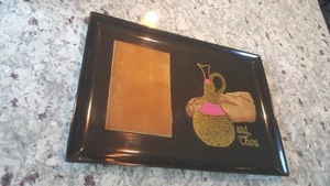 Vintage Couroc of Monterey California 18 inch serving tray  cheese board - Picture 1 of 4