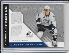2007-08 SP Game Used Vincent Lecavalier Authentic Fabrics Dual Jersey