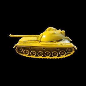 CTS German Panzer IV tank painted panzer yellow  toy soldiers Marx playset