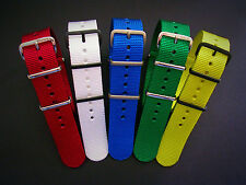 NATO G10 ® EDGE™ NEW RED watch band HD Nylon GREEN military RAF strap IW SUISSE