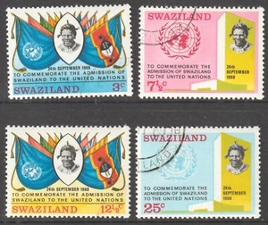 SWAZILAND 1969 ADMISSION TO UNITED NATIONS & 1972 UNICEF - Picture 1 of 2