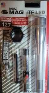 MagLite SP2210C: Mini Led 2 Cell AA Flashlights Silver - Picture 1 of 5