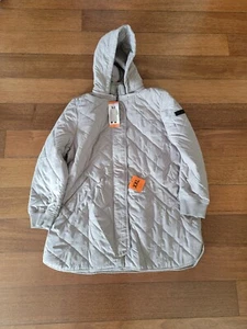 DKNY Women’s Hooded Quilted Jacket Color THISTLE Size XXL NWT - Picture 1 of 3