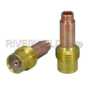 TIG Gas Lens Collets Body 45V25 1/16" & 1.6mm Fit DB SR WP 17 18 26 Torch 2pk - Picture 1 of 3