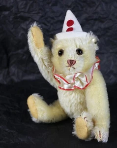 Steiff 029387 Teddy Bear Clown Yellow  - Picture 1 of 9