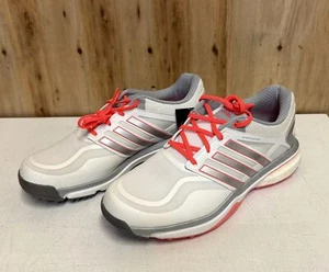 Adidas Women's Adipower S Boost Golf Shoes SIZE 8 Pink/Silver/White Q47018 (Z) - Picture 1 of 6