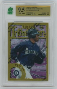 1996 Topps Finest Intimidators or rare avec manteau Ken Griffey Jr neuf comme neuf 9,5 - Photo 1 sur 3