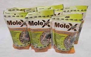 Menge 7 MoleX Maulwurf Kontrolle Pellets Beutel Gebrauchsfertig Umweltsicher 8oz Beutel - Bild 1 von 3