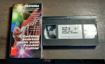 Fender Guitar Lesson "Getting Started with your Guitar" VHS Tape - Image 1 of 3