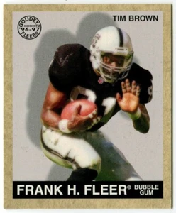 1997 Fleer Goudey #54 Tim Brown Oakland Raiders - Picture 1 of 2